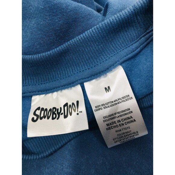 Scooby Doo Womens Crewneck Sweatshirt Medium Blue - Picture 10 of 11